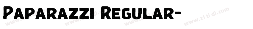 Paparazzi Regular字体转换
